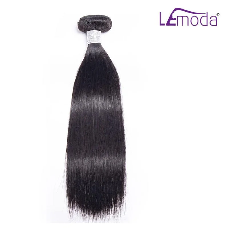 Malaysian 1 Bundle Virgin Hair Nature Black  Silky Straight Hair