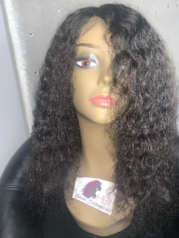 Deep Wave 4x4 lace closure wig