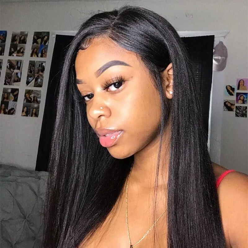 360 Lace Frontal Wig Yaki Straight