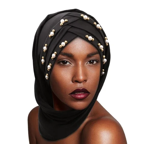 BEAUTY TOWN Satin Bonnet Turban #02655