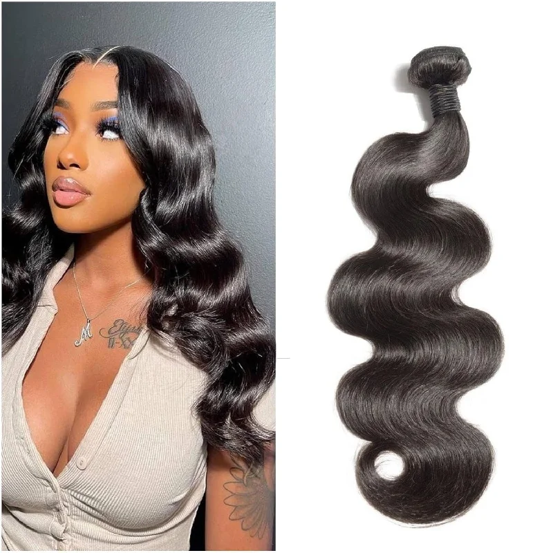 Indian Hair Body Wave Human Virgin Hair Weft 1Bundle/Pack