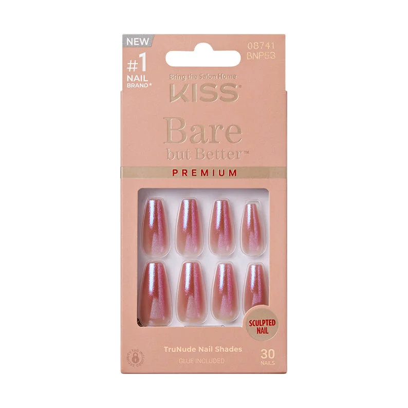 KISS Bare But Better Premium Nails [SHINY] #BNP53