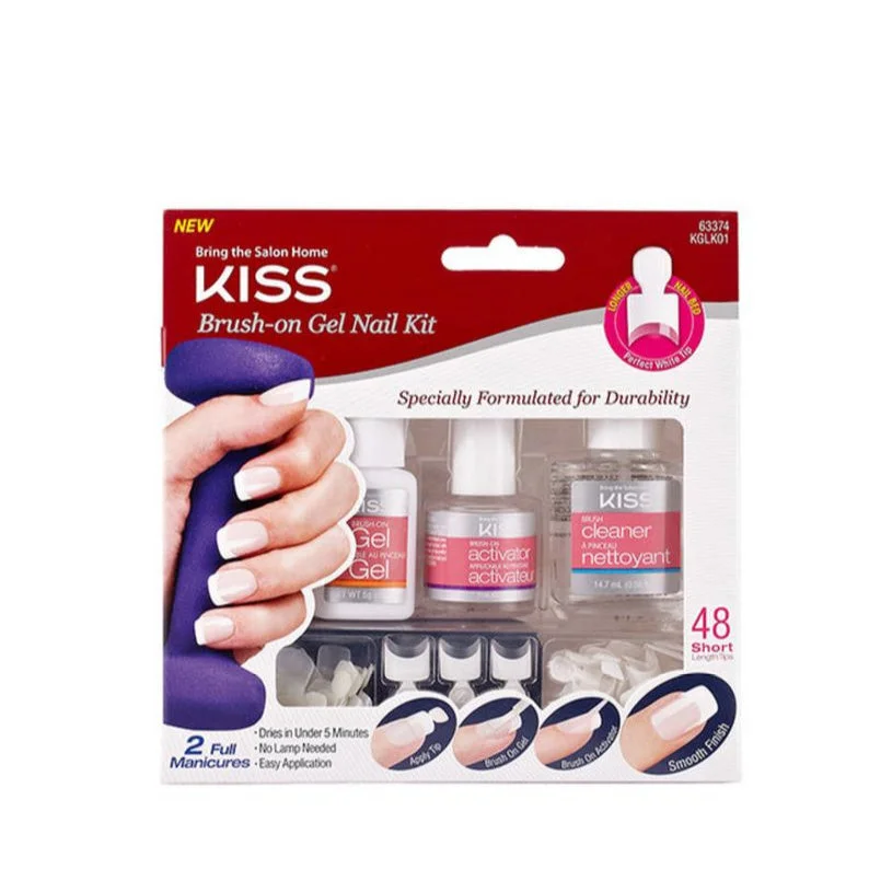 KISS Brush On Gel Nail Kit #GNK01/KGLK01