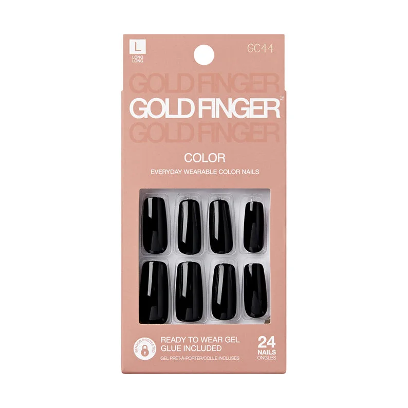 KISS Gold Finger Solid Color Nails [FEEL AGAIN] #GC44