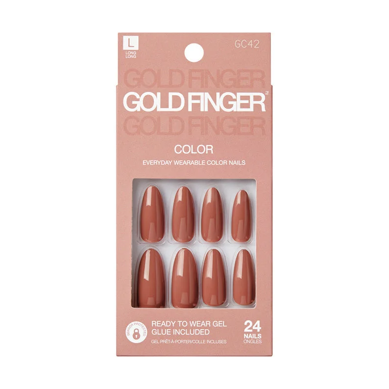 KISS Gold Finger Solid Color Nails [MY VISION] #GC42