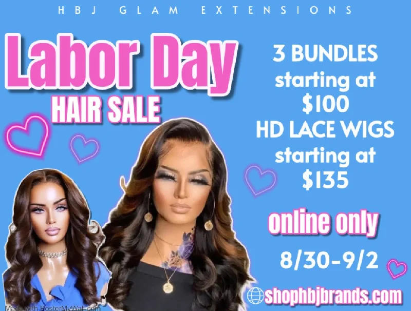 Labor Day Wig Sale