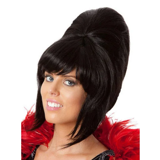 Buy 60s Beehive Wig Black