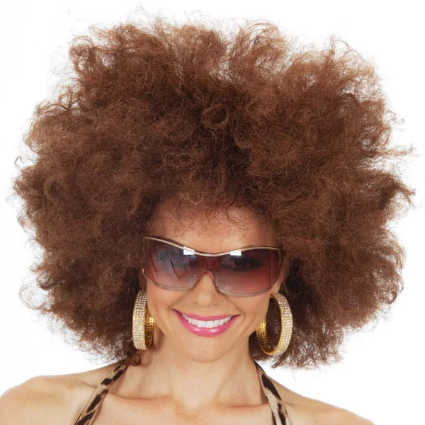 Buy 70s Disco Jumbo Afro Unisex Wig Brown