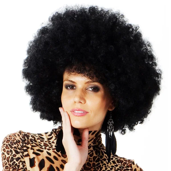 Buy 70s Disco Jumbo Afro Wig Black