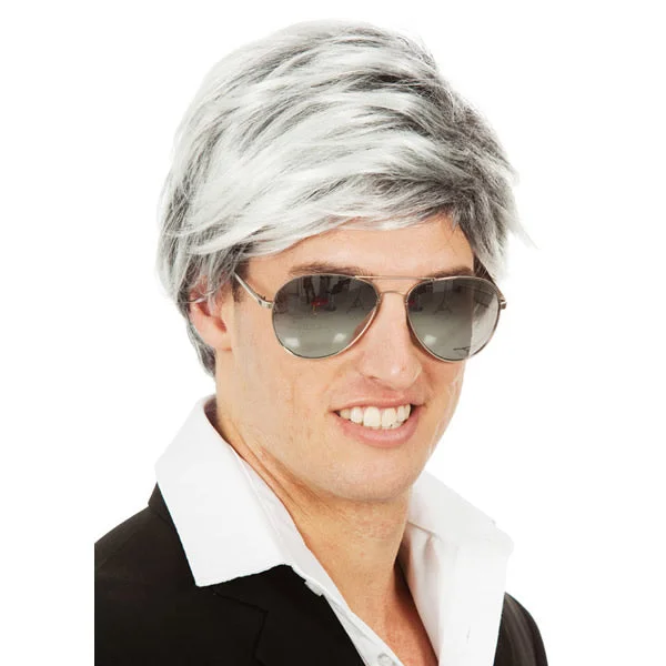 Buy Mature Star George Clooney Wig Grey