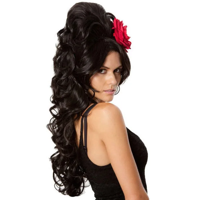 Buy Rehab Beehive Amy Winehouse Wig Black