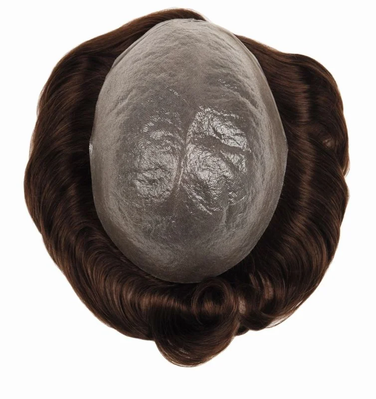 Invisible Human Hair Film  Toupee by Gisela Mayer Menline