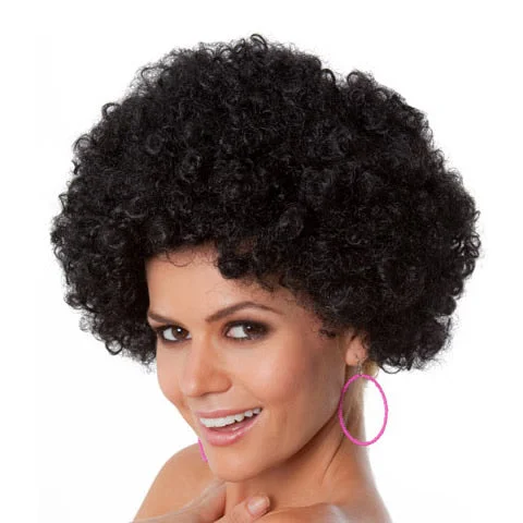 Party Afro Unisex Wig Black