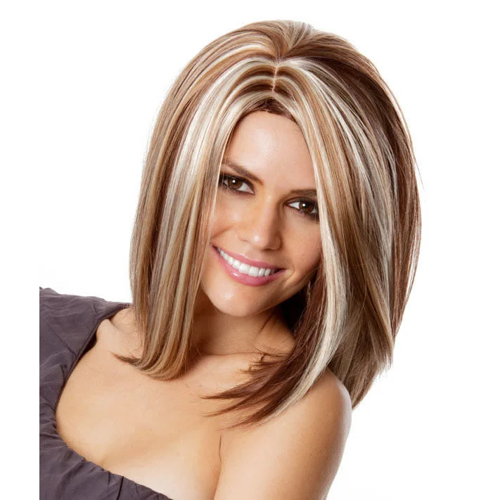 Rachel Style Wig Auburn and Blond