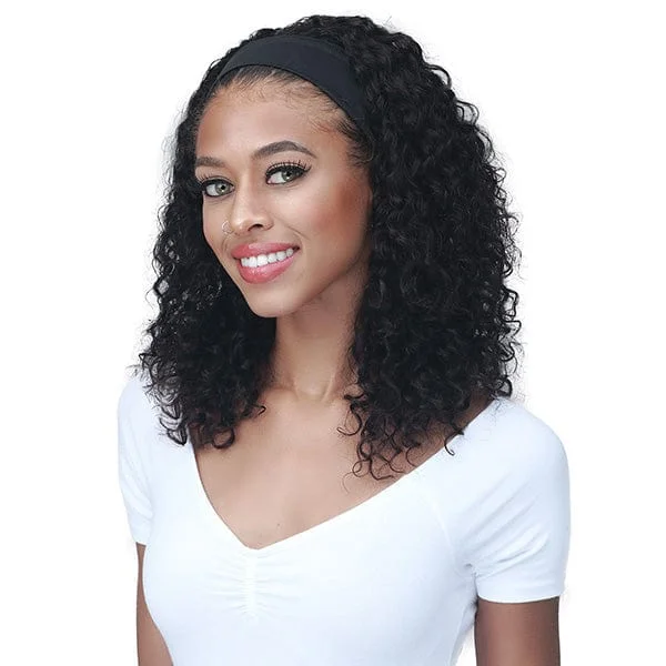 Bobbi Boss 100% Human Hair Wet & Wavy Headband Wig - MH1407 SALLI - Unbeatable