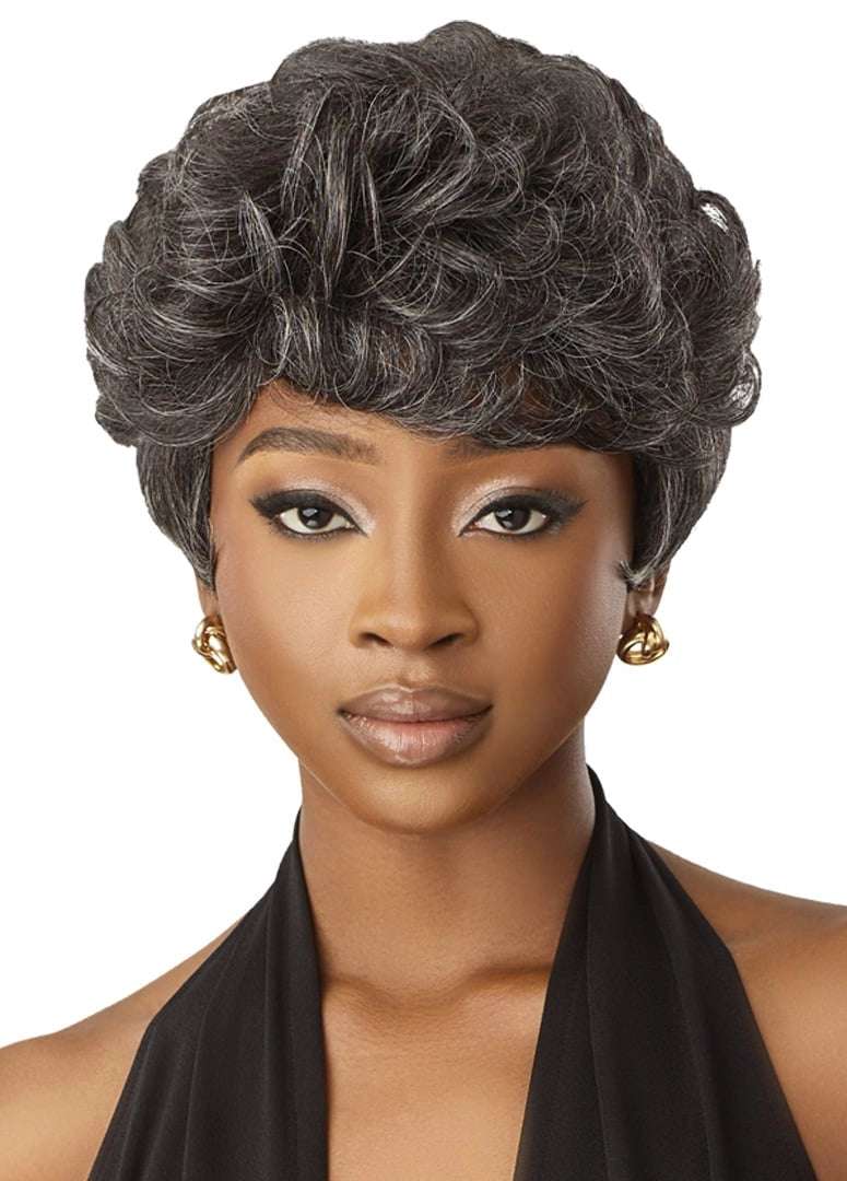 Outre Fab&Fly™ Gray Glamour 100% Unprocessed Human Hair Wig HH-Joan