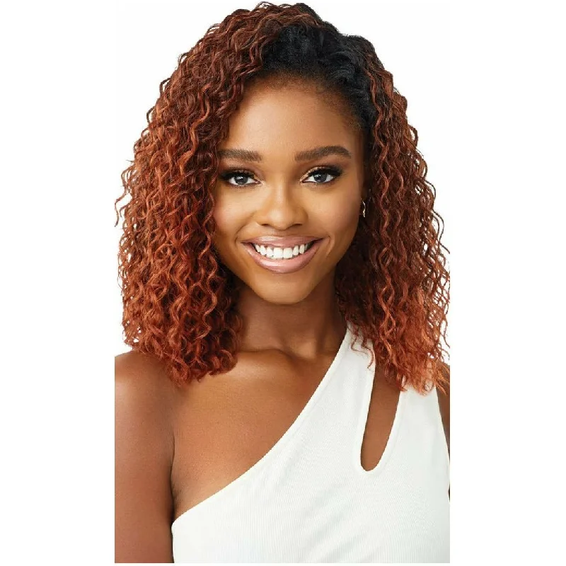 Outre Quick Weave Wet & Wavy Half Wig – Deep Curl 14"