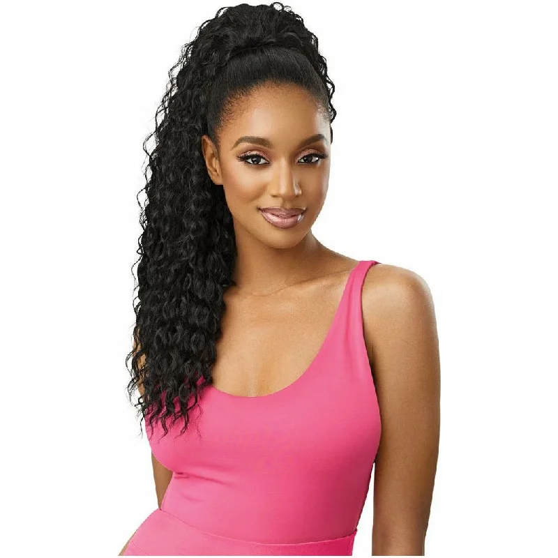 Outre Quick Weave Wet & Wavy Half Wig – Deep Curl 24"