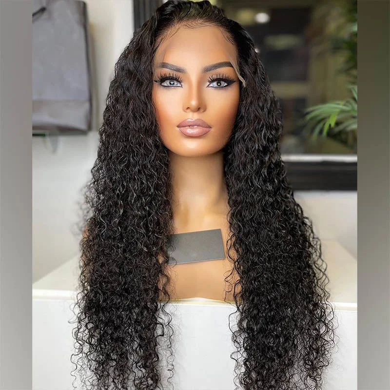 Beeos 13x6 SKINLIKE Real HD Lace Full Frontal Wig 180% Wet And Wavy Texture BL203