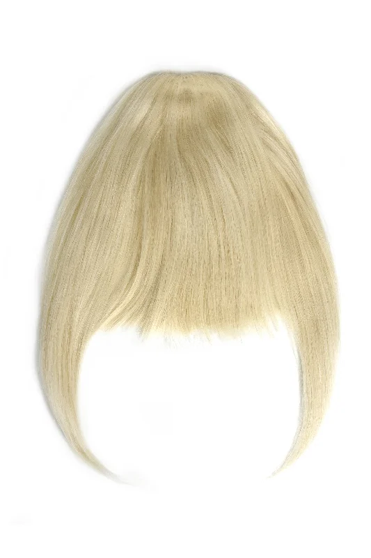 Lightest Blonde Clip In Fringe (#60)