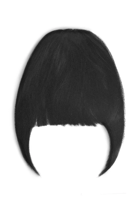 Off/Natural Black Clip In Fringe (#1B)