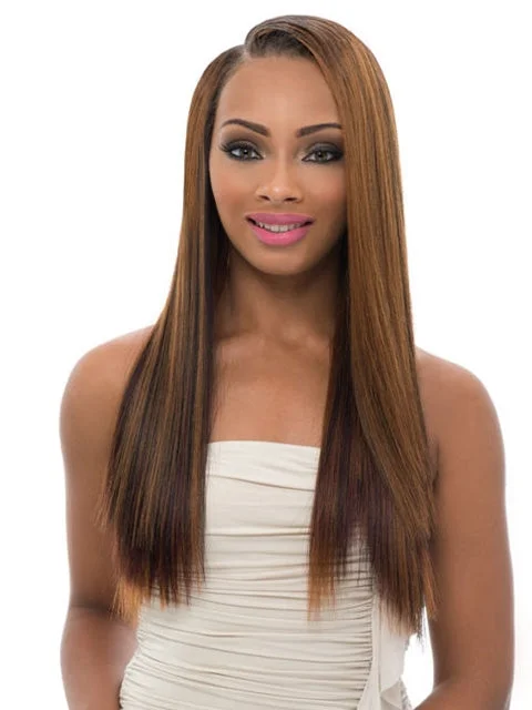 Janet Collection 100% Human Hair Magic YAKY CLIP Weave 8pc 22-24"