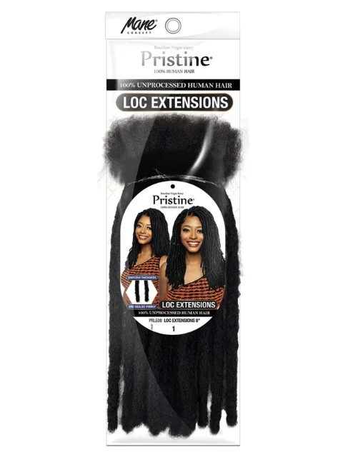 Mane Concept Pristine 100% Unprocessed Human Hair Loc Bulk Extensions - LOC EXTENSIONS (PRLE)