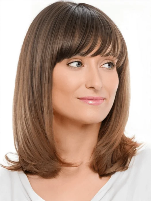 Middle Length Layered Synthetic Wig By imwigs®