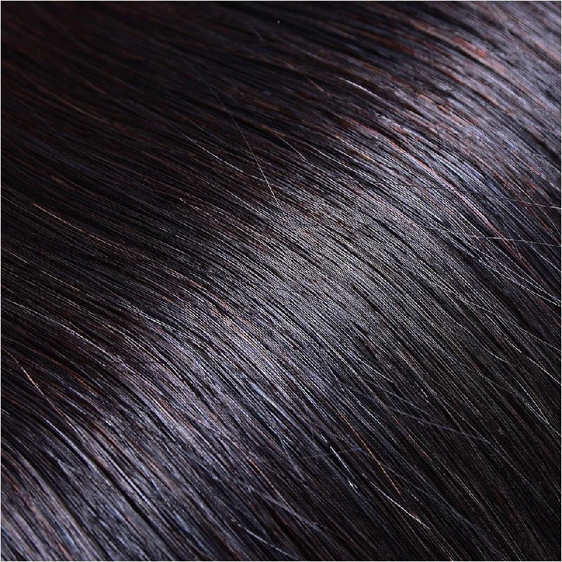 NATURAL BLACK (#1B) Human Hair Clip In 22” **READY TO SHIP**