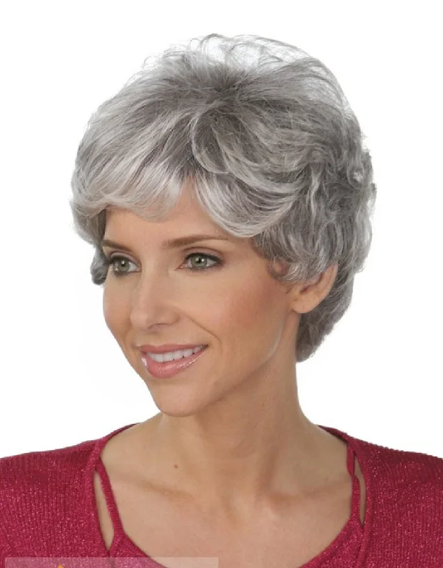 Short Culry Synthetic Wigs With Best Layers By imwigs®