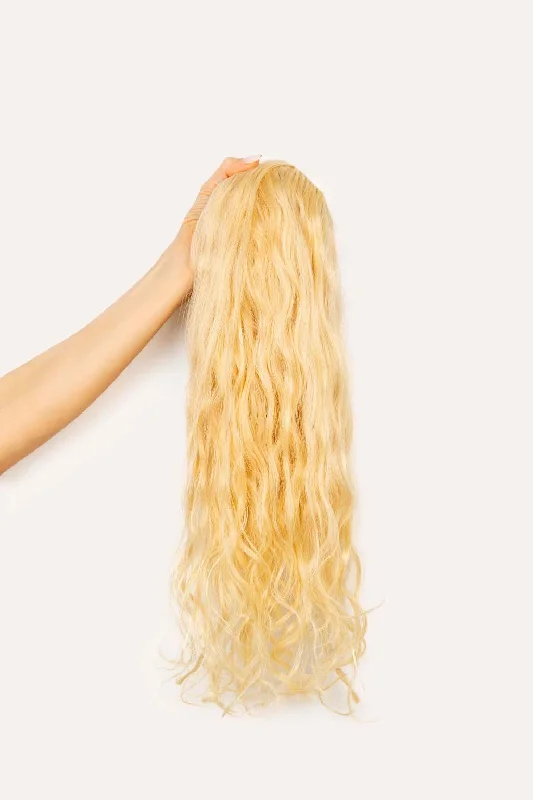 Lightest Blonde Spiral Clip-In Hair Extensions