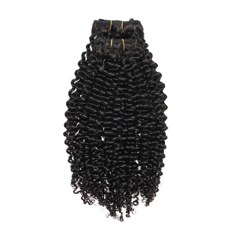 Clip-In Hair Extensions Virgin Bohemian Jerry Curl