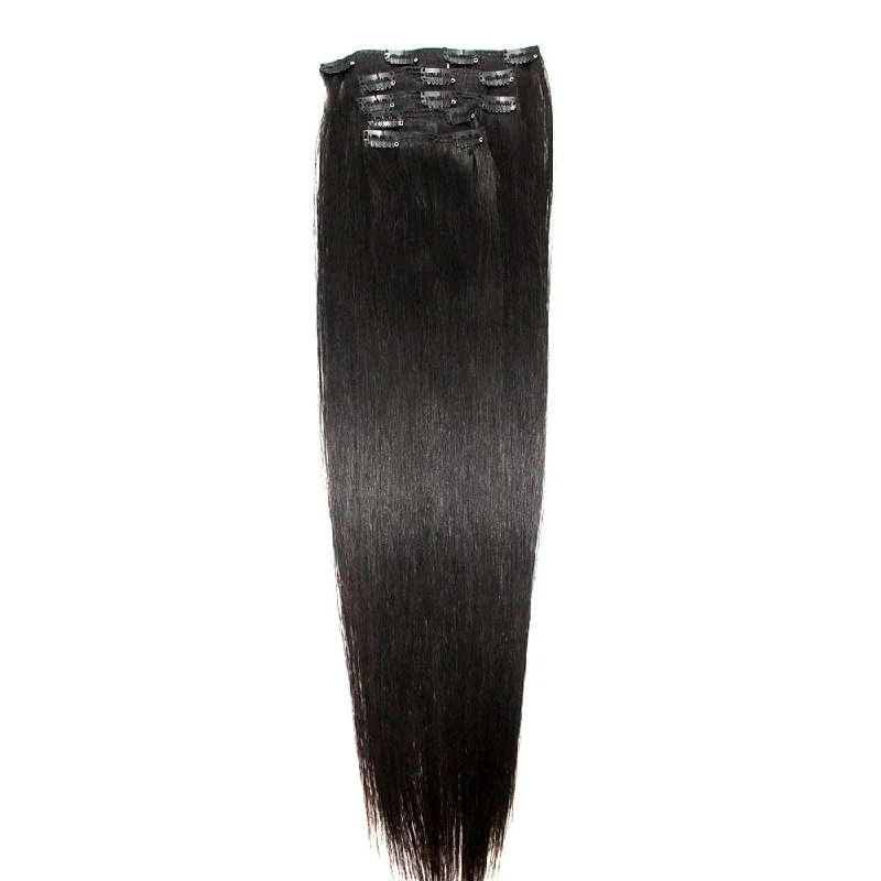 Clip-In Hair Extensions Virgin Straight